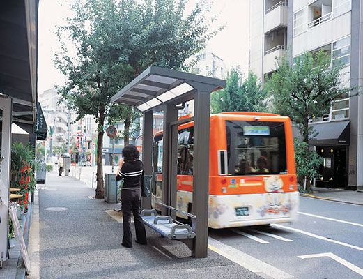 渋谷区コミュニティバス恵比寿区民施設バス停