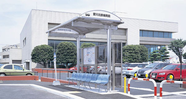 愛川北部病院前バス停
